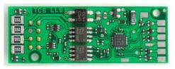 Train Control Systems (TCS) 1343 - LL8 Decoder (8 Functions) Decoder Does Not Include Pin 3 On 8-pin NMRA Plug As Not Used On LL Proto 2000 - HO Scale
