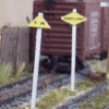 Osborn Models - RRA-3053 - Yard Limit Signs - N Scale -Vallejo Sales Store 1053 yard limit 51327.1645223659