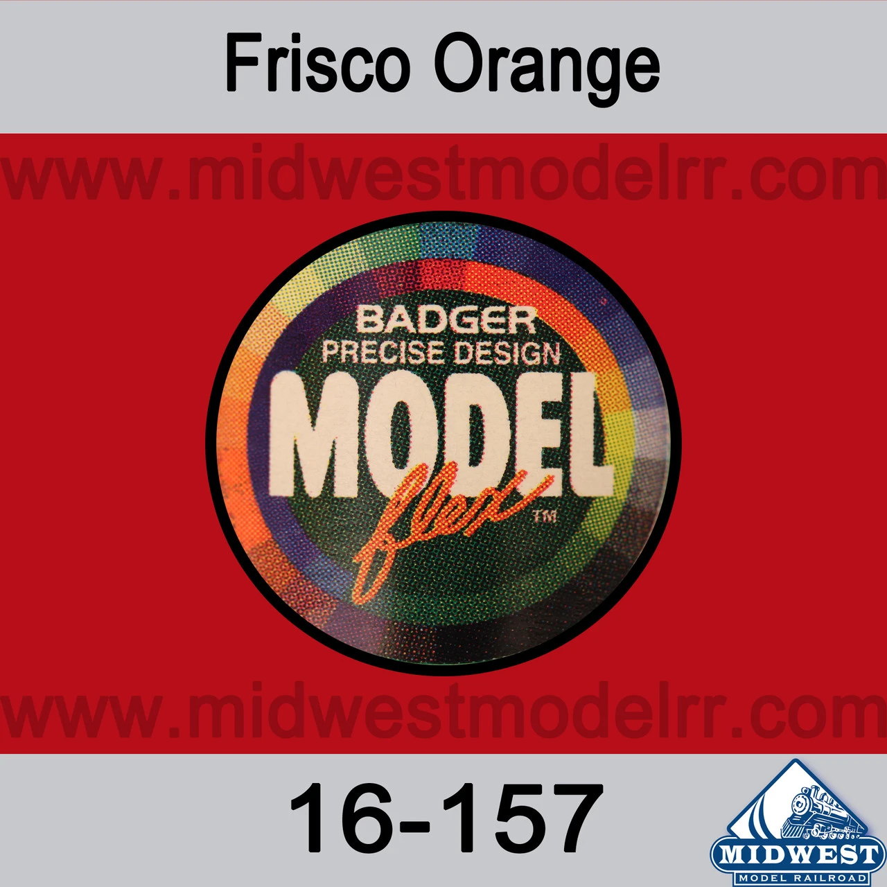 Badger MODELflex Paint - 16-157 Frisco Orange 3 Badger MODELflex Paint - 16-157 Frisco Orange
