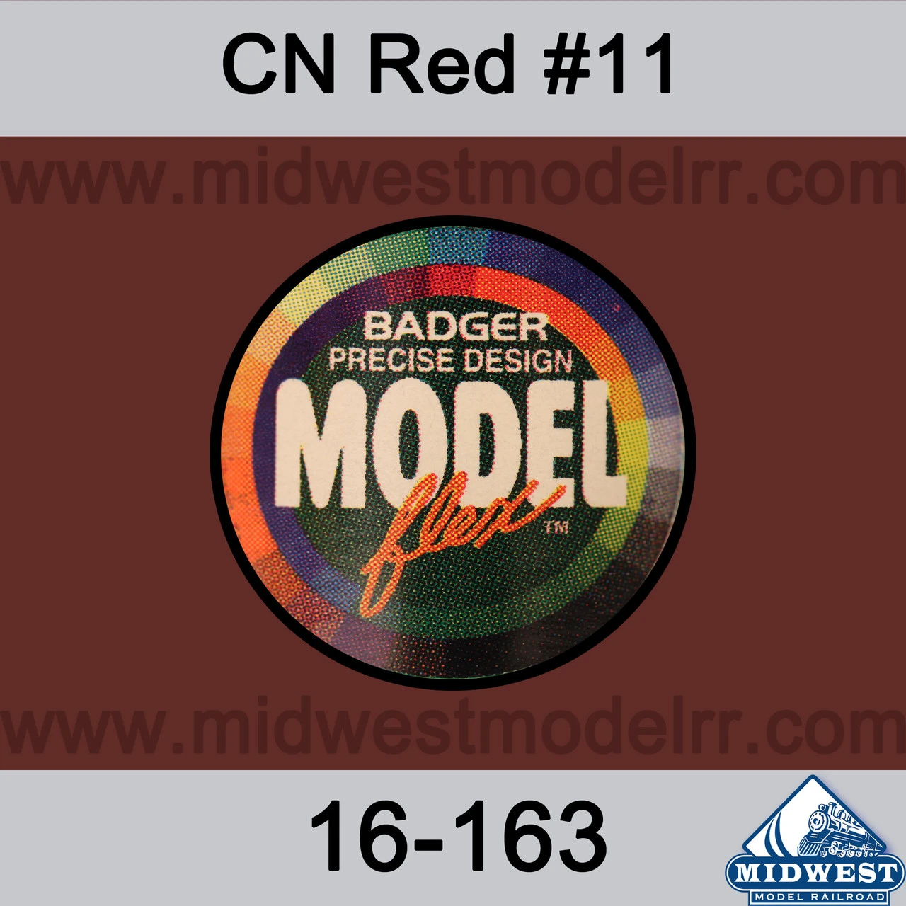Badger MODELflex Paint - 16-163 CN Red #11 3 Badger MODELflex Paint - 16-163 CN Red #11