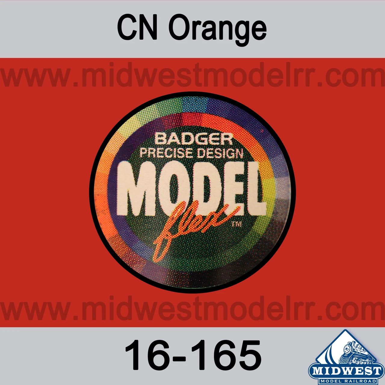 Badger MODELflex Paint - 16-165 CN Orange #10 3 Badger MODELflex Paint - 16-165 CN Orange #10