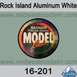 Badger MODELflex Paint - 16-201 Rock Island Aluminum White
