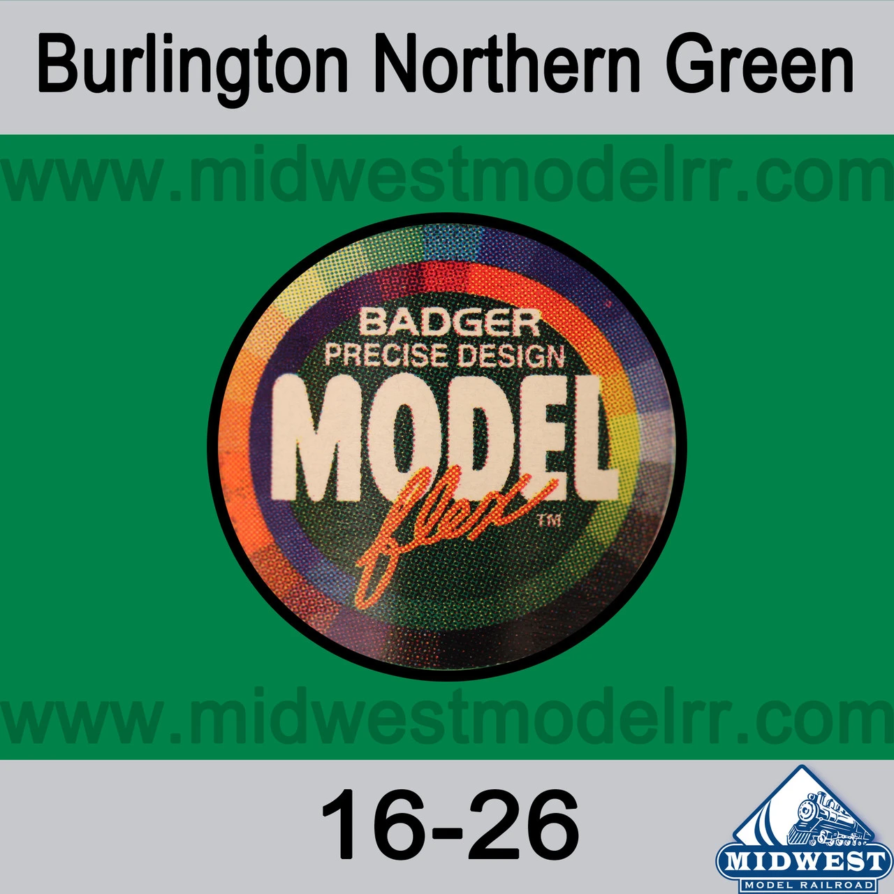 Badger MODELflex Paint - 16-26 BN Green 3 Badger MODELflex Paint - 16-26 BN Green