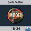 Badger MODELflex Paint - 16-34 Santa Fe Blue -Vallejo Sales Store 16 34 74216.1671410838