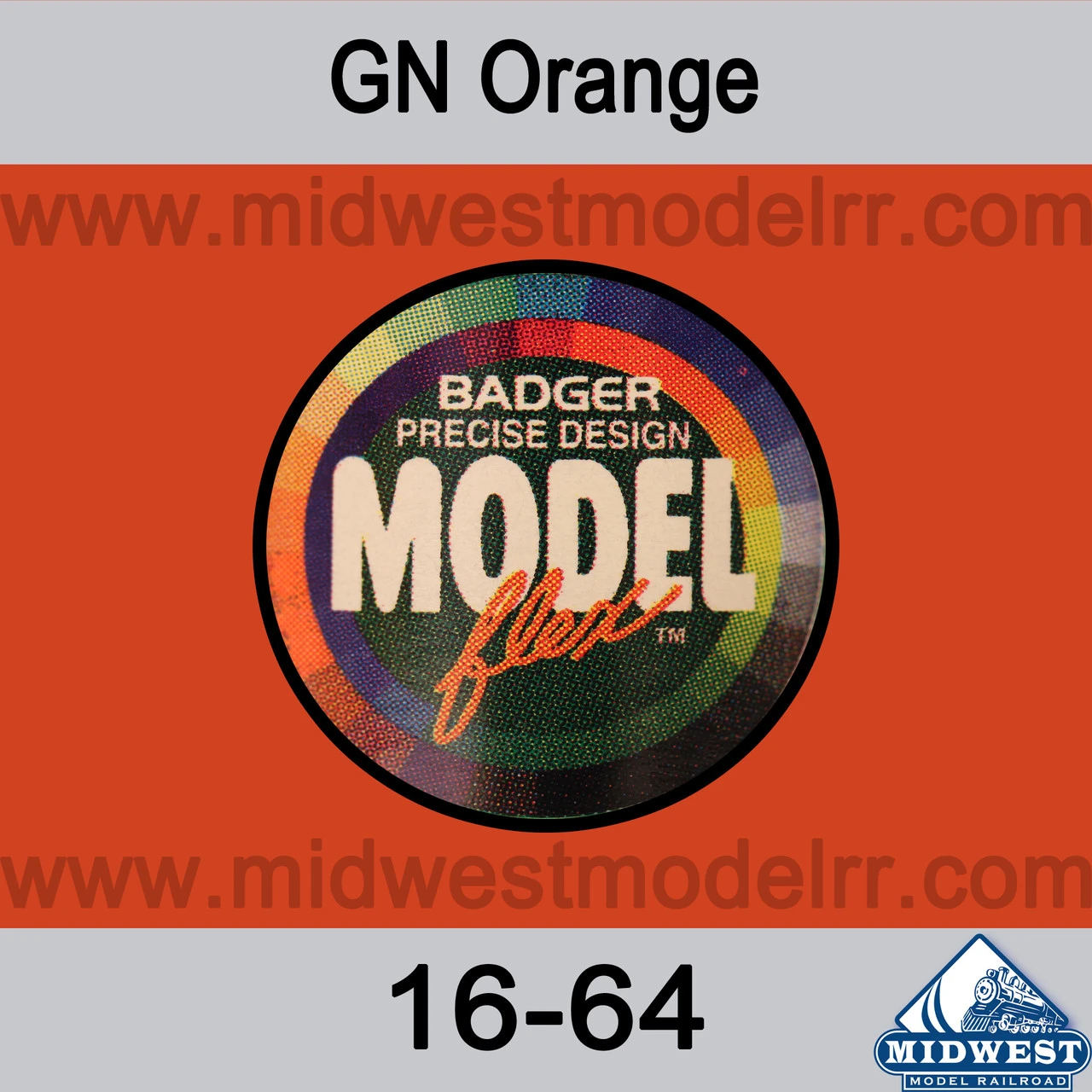 Badger MODELflex Paint - 16-64 GN Orange 3 Badger MODELflex Paint - 16-64 GN Orange