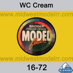 Badger MODELflex Paint - 16-72 Wisconsin Central Cream