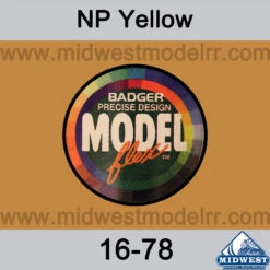 Badger MODELflex Paint - 16-78 Northern Pacific Yellow
