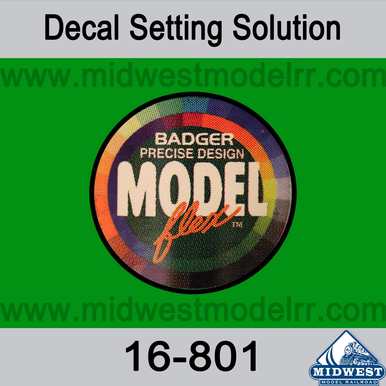 Badger MODELflex Paint - 16-801 Decal Setting Solution 3 Badger MODELflex Paint - 16-801 Decal Setting Solution