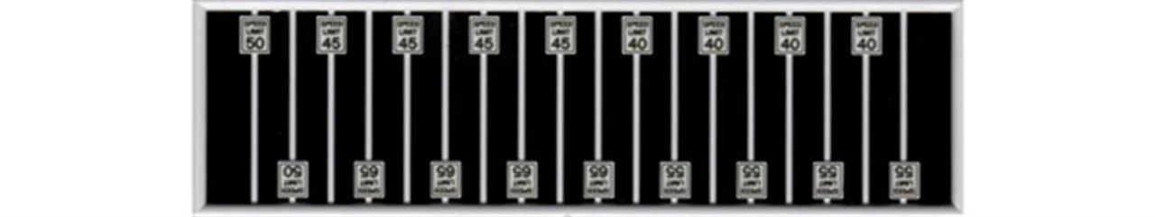 Tichy Train Group 2607 - High Speed Limit Signs 18 Pcs - N Scale 3 Tichy Train Group 2607 - High Speed Limit Signs 18 Pcs - N Scale