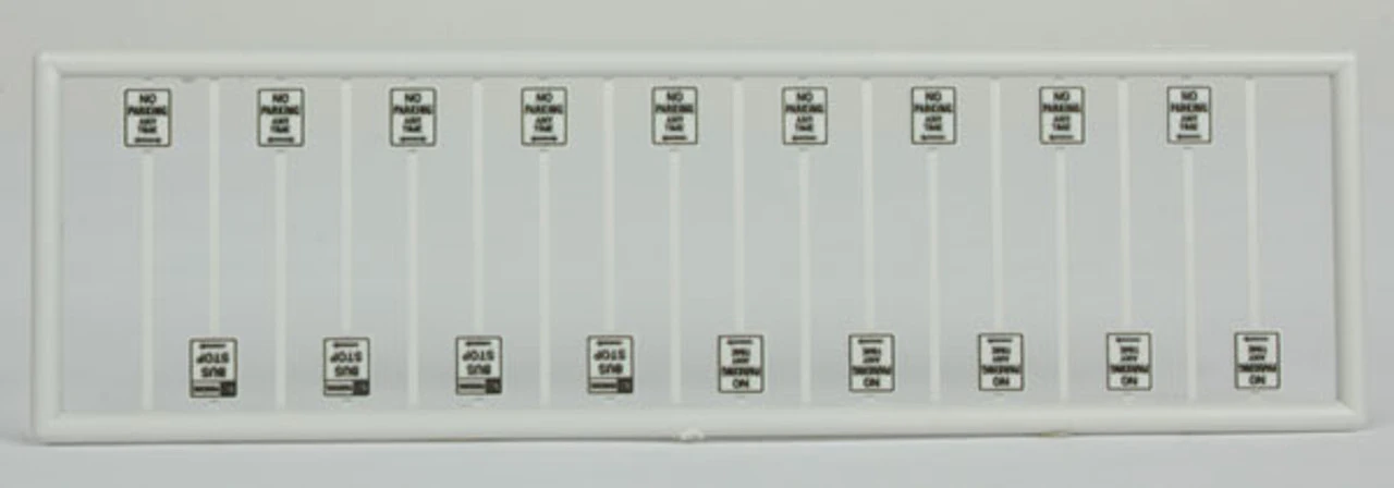 Tichy Train Group 2608 - No Parking Signs 18pcs - N Scale 3 Tichy Train Group 2608 - No Parking Signs 18pcs - N Scale