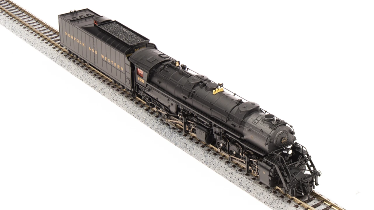 Broadway Limited 7224 - Y6B 2-8-8-2, 22I Tender W/ Paragon4 Sound/DC/DCC Norfolk & Western (NW) 2200 - N Scale 3 Broadway Limited 7224 - Y6B 2-8-8-2, 22I Tender W/ Paragon4 Sound/DC/DCC Norfolk & Western (NW) 2200 - N Scale