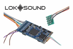 ESU 58410 - LokSound 5 DCC/MM/SX/M4 "blank Decoder", 8-pin NEM652, With Speaker 11x15mm - HO Scale