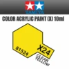 Tamiya 81524 - Acrylic Mini X-24 Clear Yellow - 10ml Bottle -Vallejo Sales Store 81524 41162.1645224078