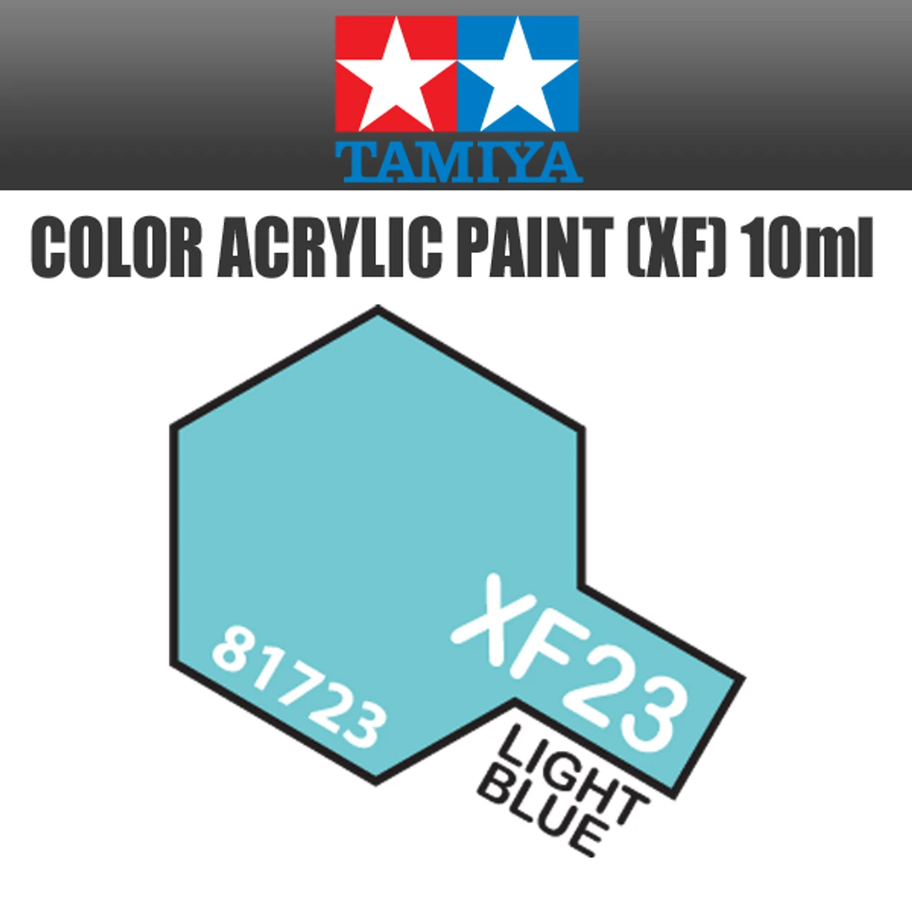 Tamiya 81723 - Acrylic Mini XF-23 Light Blue - 10ml Bottle 3 Tamiya 81723 - Acrylic Mini XF-23 Light Blue - 10ml Bottle