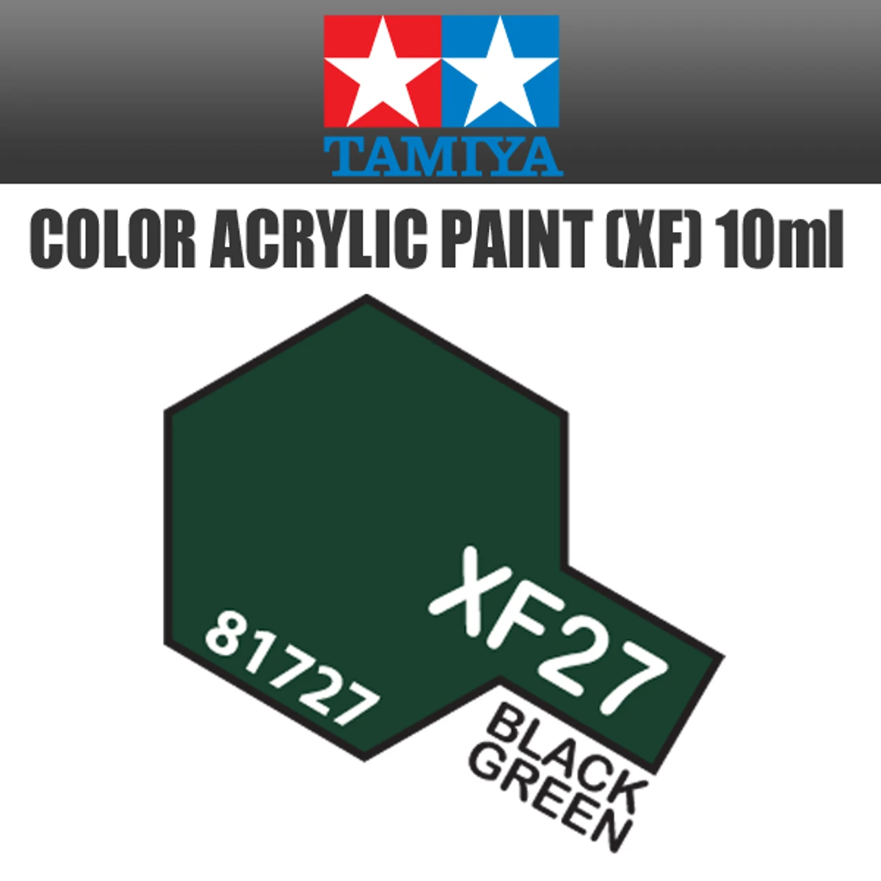Tamiya 81727 - Acrylic Mini XF-27 Black Green - 10ml Bottle 3 Tamiya 81727 - Acrylic Mini XF-27 Black Green - 10ml Bottle