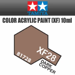 Tamiya 81728 - Acrylic Mini XF-28 Dark Cooper - 10ml Bottle