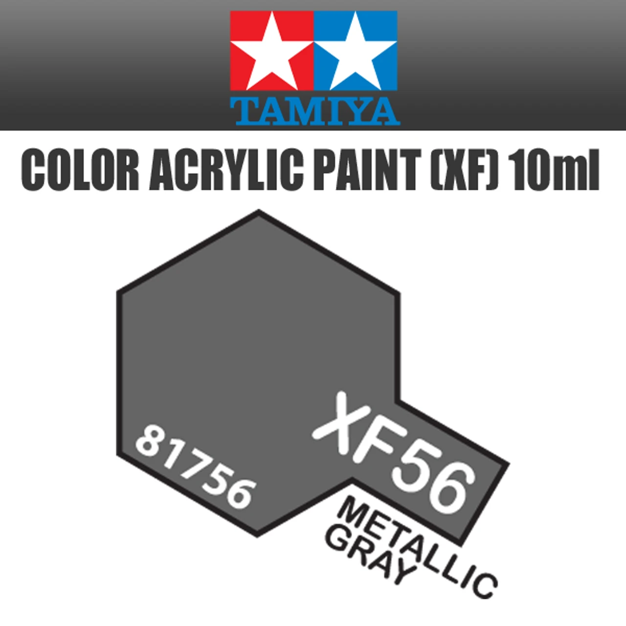 Tamiya 81756 - Acrylic Mini XF-56 Metallic Gray - 10ml Bottle 3 Tamiya 81756 - Acrylic Mini XF-56 Metallic Gray - 10ml Bottle