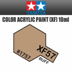 Tamiya 81757 - Acrylic Mini XF-57 Buff - 10ml Bottle