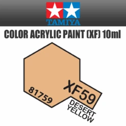 Tamiya 81759 - Acrylic Mini XF-59 Desert Yellow - 10ml Bottle