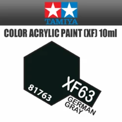 Tamiya 81763 - Acrylic Mini XF-63 German Gray - 10ml Bottle
