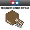 Tamiya 81772 - Acrylic Mini XF-72 Brown (JGSDF) - 10ml Bottle -Vallejo Sales Store 81772 88476.1645224098