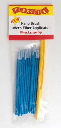 Flex-i-File N930005 - Flex-i-File N930005 - Nano Brush - Large Tip & 1 Applicator Handle/Holder (blue) Pkg(24) - Multi Scale
