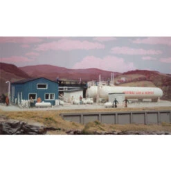 Walthers Cornerstone 933-3213 - Central Gas & Supply Kit - N Scale
