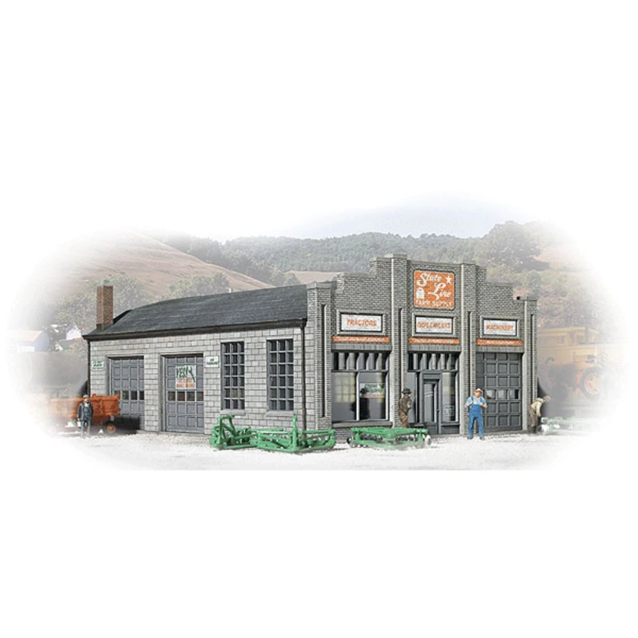 Walthers Cornerstone 933-3808 - State Line Farm Supply - N Scale 3 Walthers Cornerstone 933-3808 - State Line Farm Supply - N Scale