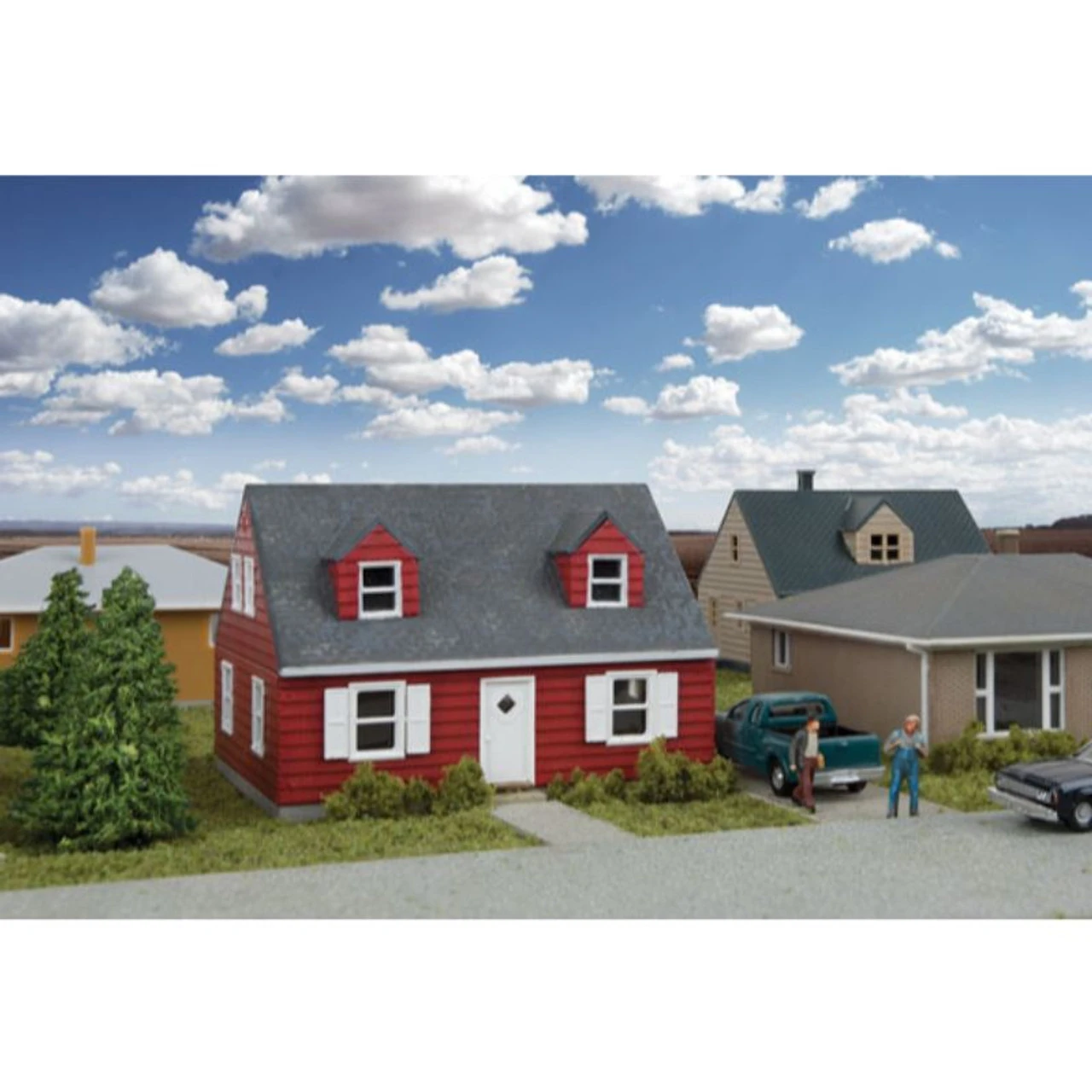 Walthers Cornerstone 933-3839 - Cape Cod House Kit - N Scale 3 Walthers Cornerstone 933-3839 - Cape Cod House Kit - N Scale