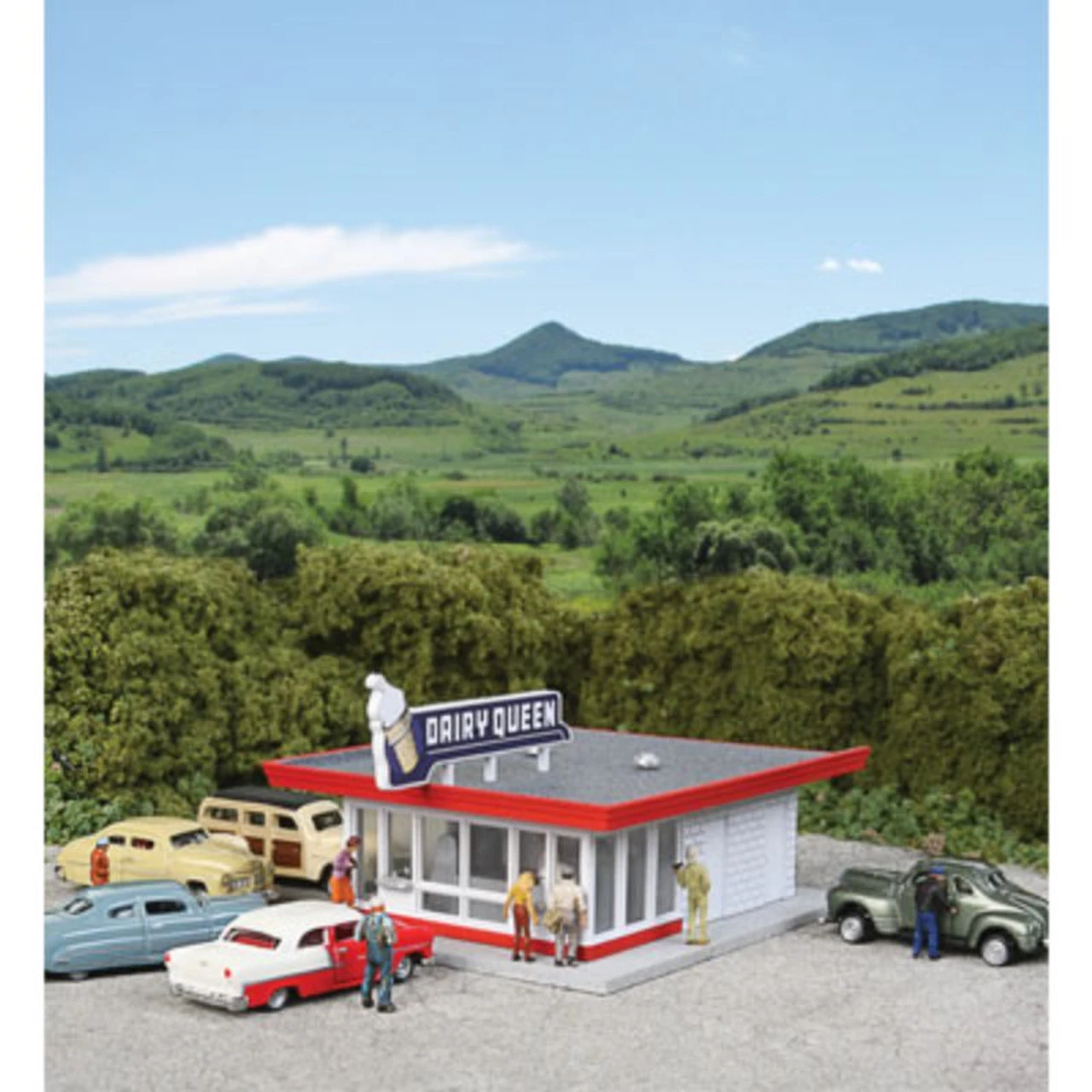 Walthers Cornerstone 933-3845 - Vintage Dairy Queen Kit - N Scale 3 Walthers Cornerstone 933-3845 - Vintage Dairy Queen Kit - N Scale