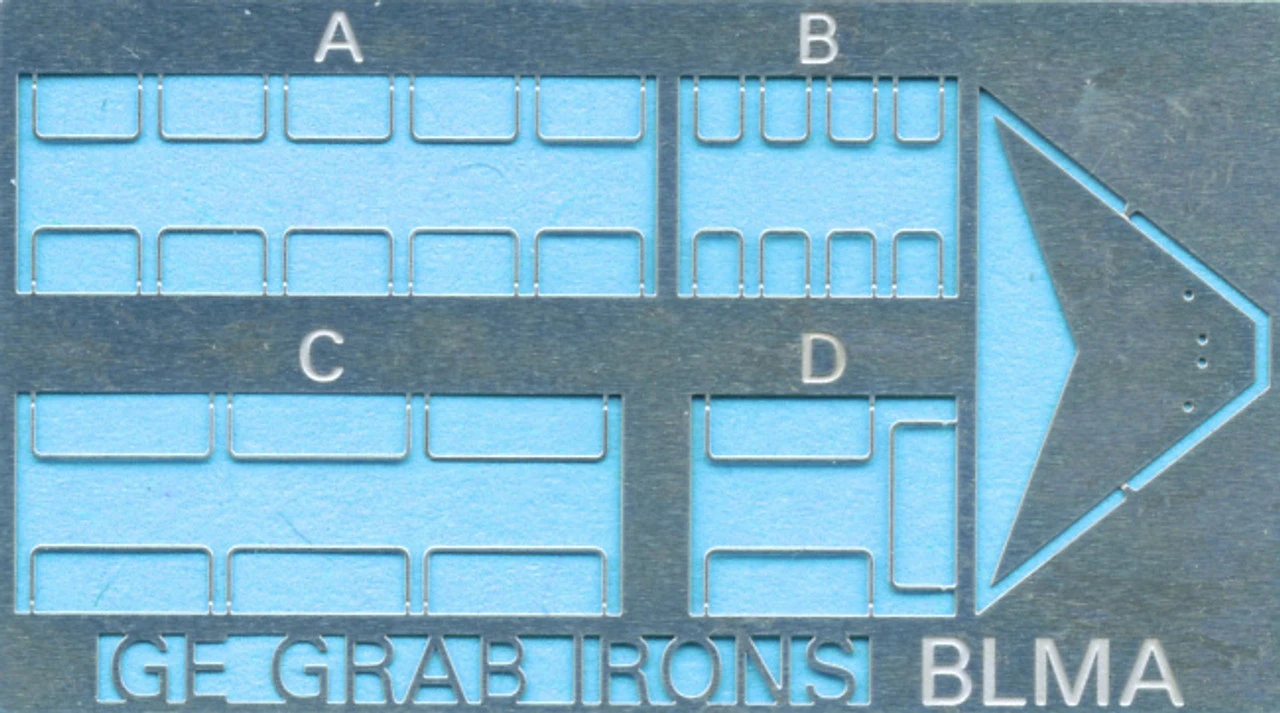 BLMA #95 - Modern Wide Cab GE Grab Irons - N Scale 3 BLMA #95 - Modern Wide Cab GE Grab Irons - N Scale