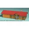 American Model Builders 607 - Santa Fe #3 Standard 1 Story Depot - N Scale Kit -Vallejo Sales Store AME607 30814.1671410650