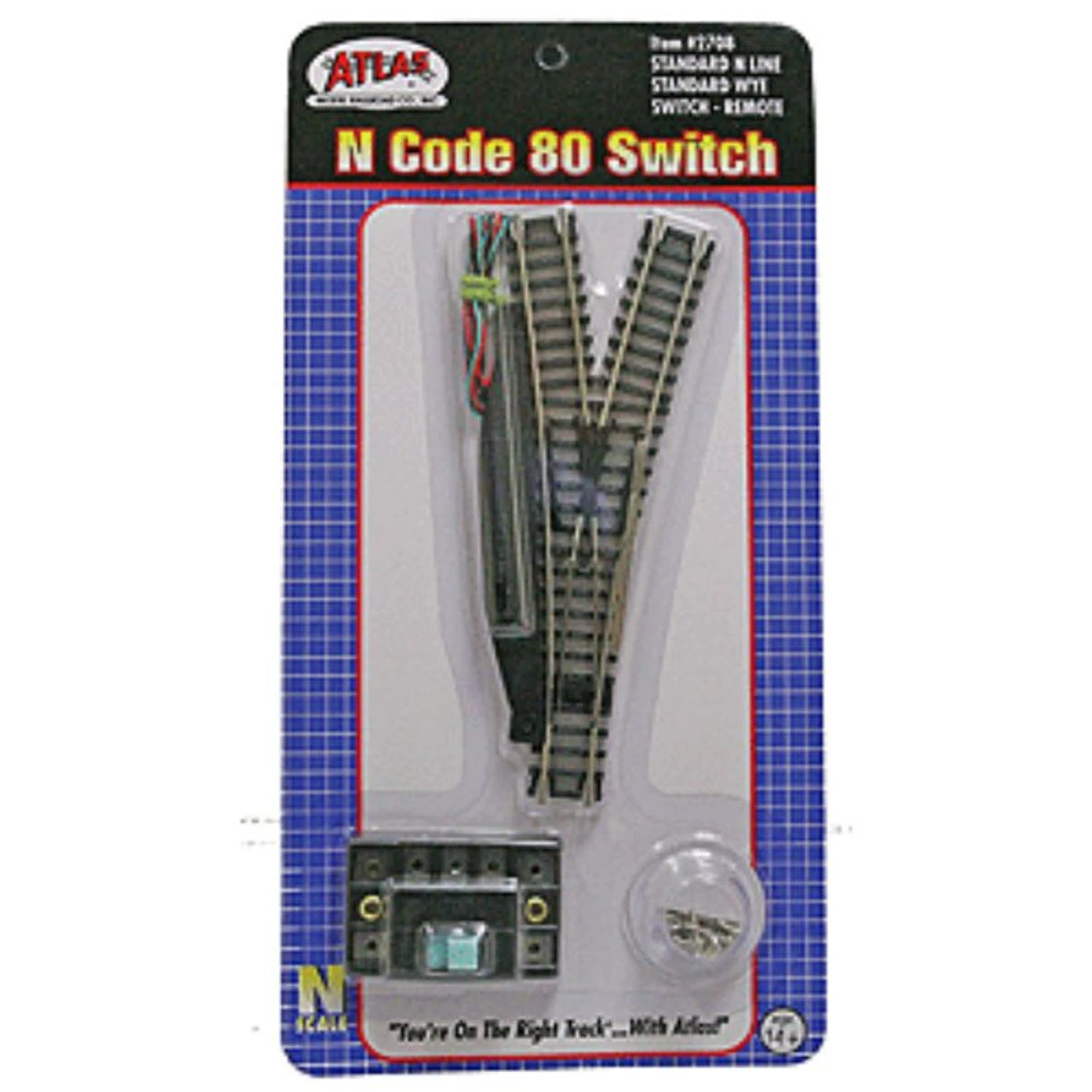 Atlas 2708 - Standard Wye Remote Code 80 - N Scale 3 Atlas 2708 - Standard Wye Remote Code 80 - N Scale