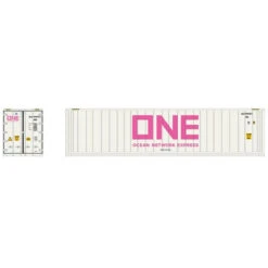 Atlas 50006001 - 40' Refrigerated Container [3-PACKS] ONE Set #2 (White/Pink) Ocean Network Express (SZLU) 9555316, 9563862, 9548908 - N Scale