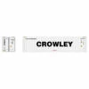 Atlas 50006003 - 40' Refrigerated Container [3-PACKS] Crowley Set #2 (White/Black) Crowley (CMCU) 5536692, 5536732, 5536753 - N Scale -Vallejo Sales Store ATL50006003 44067.1646001721