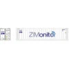 Atlas 50006005 - 40' Refrigerated Container [3-PACKS] ZIM (Monitor) Set #2 (White/Blue) ZIM (Monitor) (ZMOU) 8817477, 8817522, 8817630 - N Scale -Vallejo Sales Store ATL50006005 46464.1646001721
