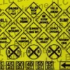 Blair Line 006 - Warning Signs #2 - N Scale -Vallejo Sales Store BLR006 56929.1671410880