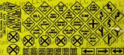 Blair Line 006 - Warning Signs #2 - N Scale