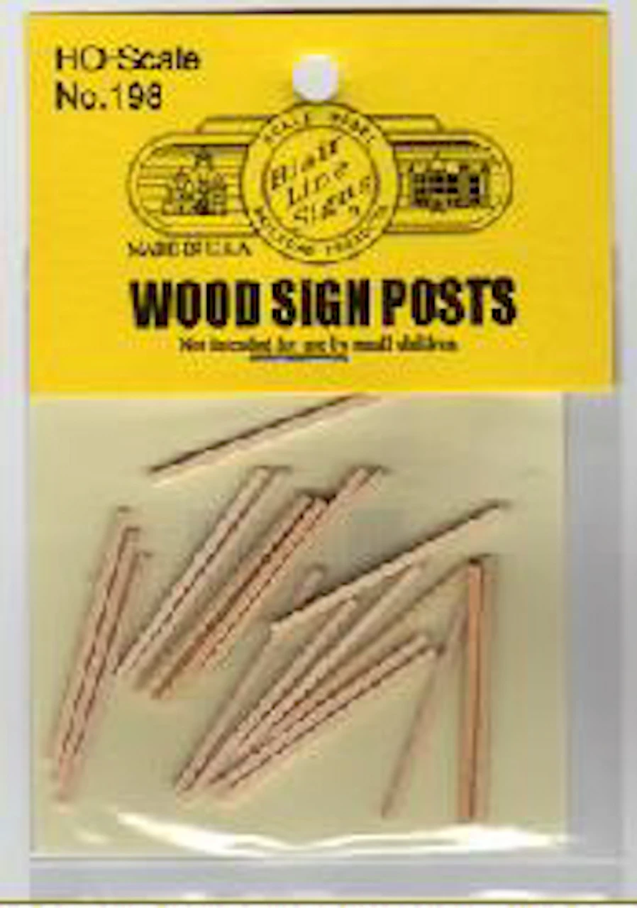 Blair Line 098 - Wood Posts - N Scale 3 Blair Line 098 - Wood Posts - N Scale