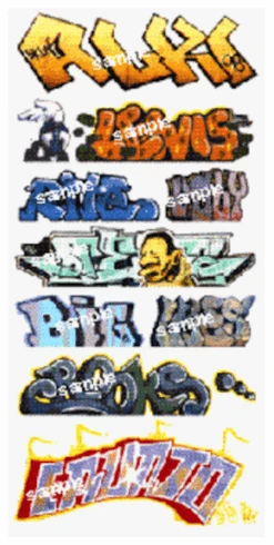 Blair Line 2245 Graffiti Decals - Mega Set #2 - HO Scale