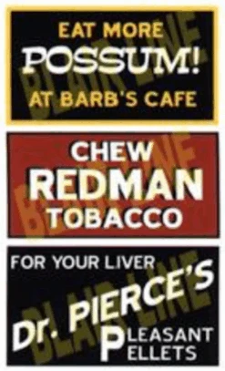 Blair Line 2250 - Barn Sign Set #1 - HO Scale