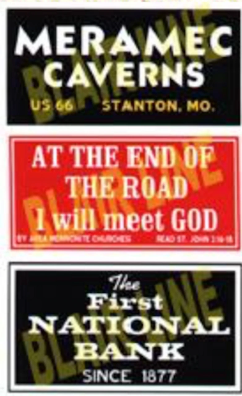 Blair Line 2252 - Barn Sign Set #3 - HO Scale 3 Blair Line 2252 - Barn Sign Set #3 - HO Scale