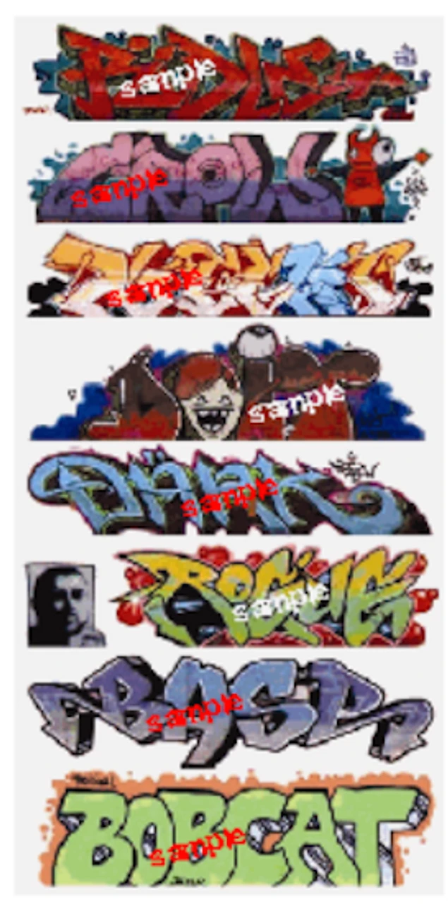 Blair Line 2258 Graffiti Decals - Mega Set #9 - HO Scale 3 Blair Line 2258 Graffiti Decals - Mega Set #9 - HO Scale