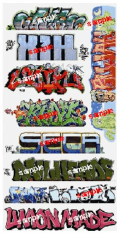 Blair Line 1260 Graffiti Decals - Mega Set #11 - N Scale
