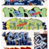 Blair Line 2261 Graffiti Decals - Mega Set #12 - HO Scale