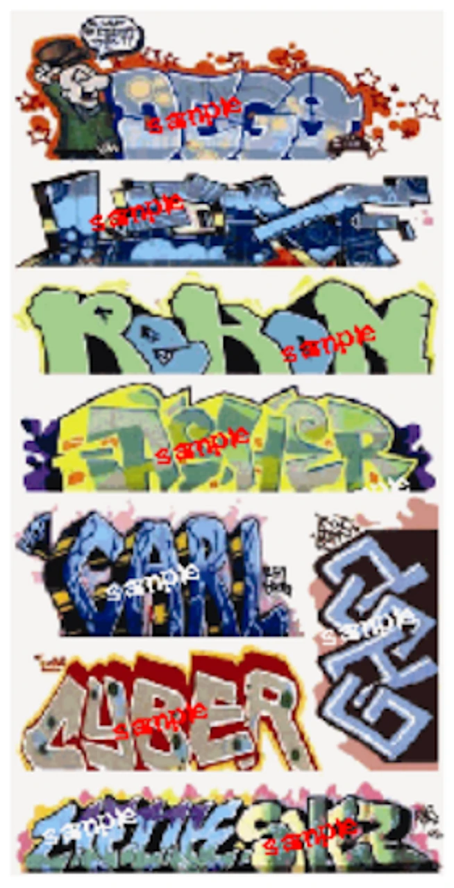 Blair Line 2261 Graffiti Decals - Mega Set #12 - HO Scale 3 Blair Line 2261 Graffiti Decals - Mega Set #12 - HO Scale
