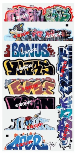 Blair Line 2262 Graffiti Decals - Mega Set #13 - HO Scale