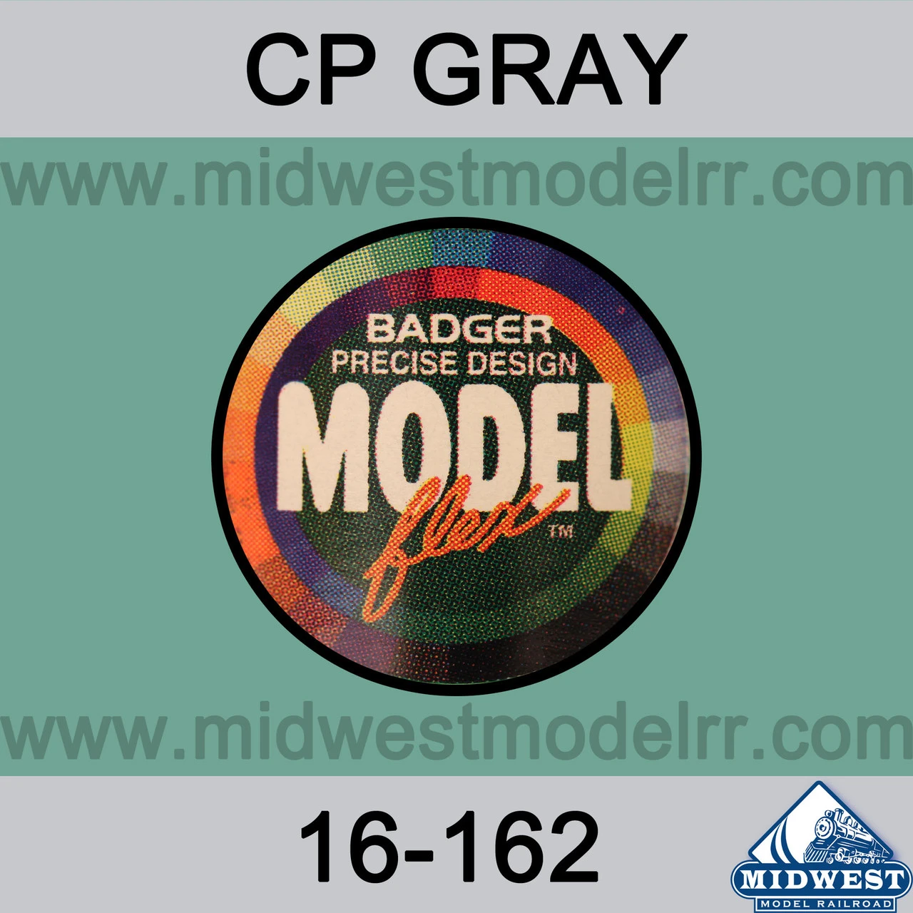 Badger MODELflex Paint - 16-162 CP Gray 3 Badger MODELflex Paint - 16-162 CP Gray