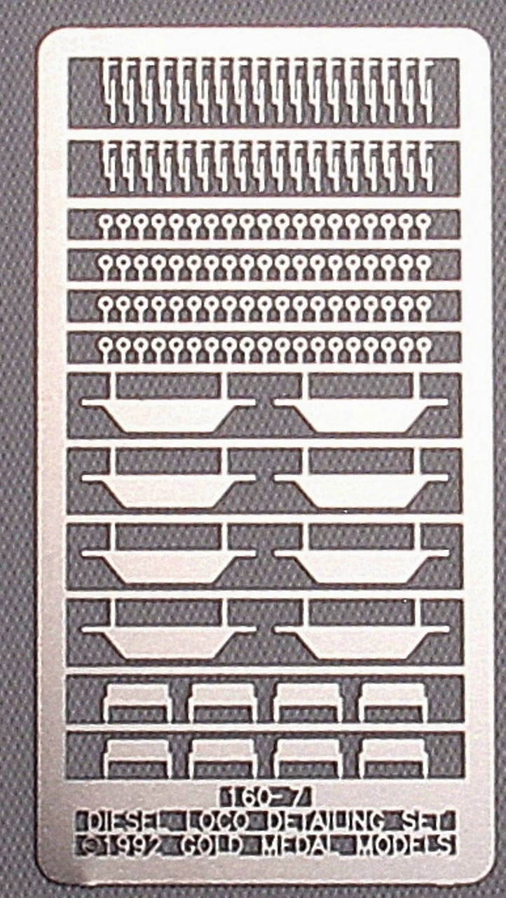 Gold Medal Models 160-7 - Diesel Loco Detail Set - N Scale 3 Gold Medal Models 160-7 - Diesel Loco Detail Set - N Scale