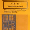 Gold Medal Models 160-43 - Telephone Booths (2)- N Scale -Vallejo Sales Store GMM 160 43 Telephone Booths 31711.1671411116